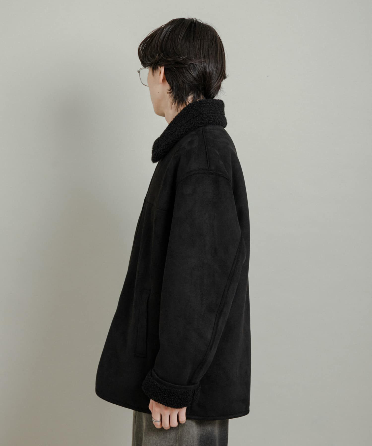 SENSE OF PLACE by URBAN RESEARCH「アソートボアブルゾン」|ブルゾン・スタジャン|