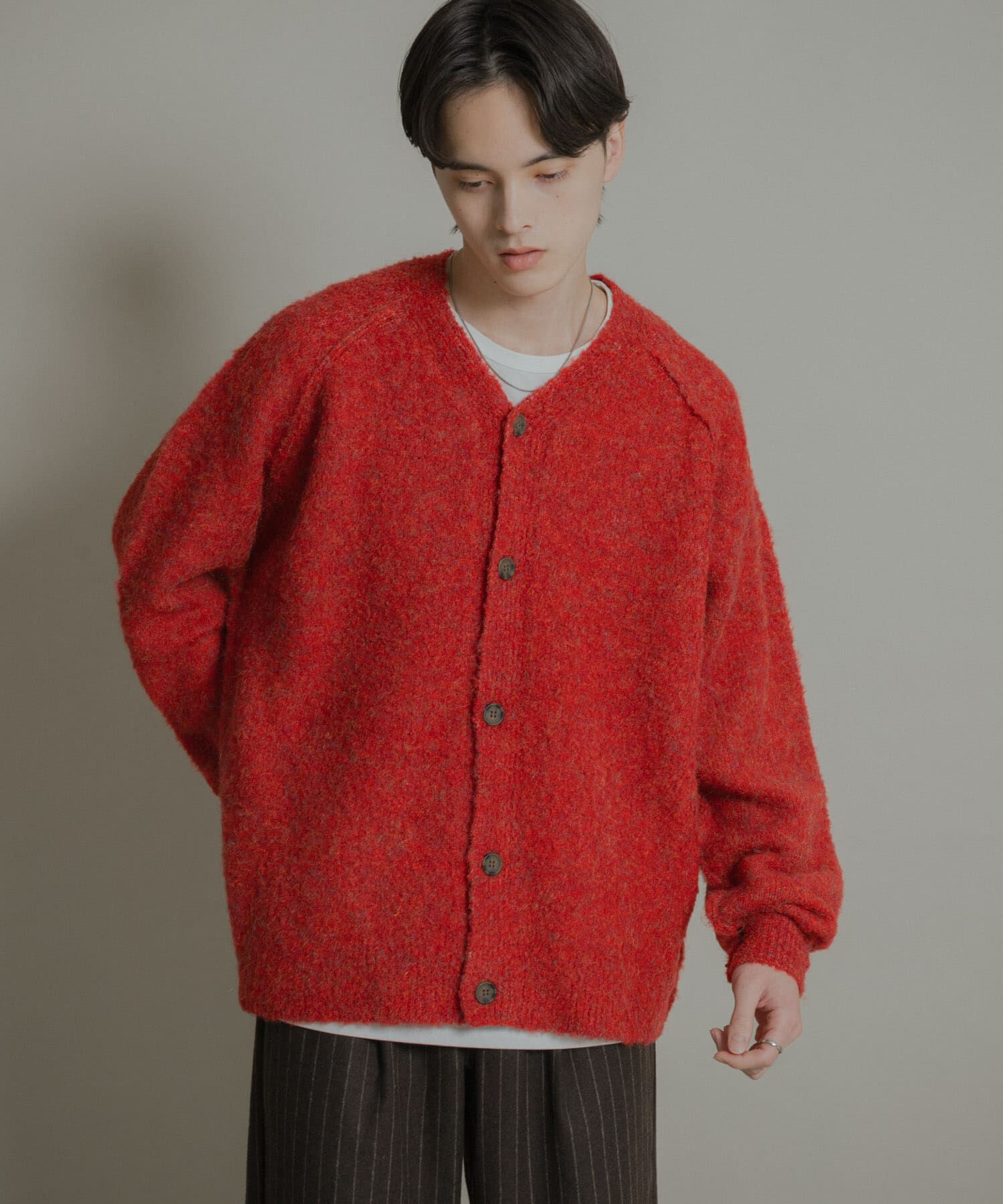 SENSE OF PLACE by URBAN RESEARCH「ブークレVネックカーディガン」|カーディガン|