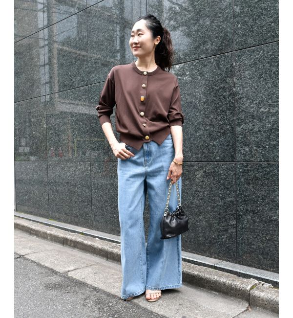  「TORRAZZO DONNA ビジューカーディガン」|カーディガン|