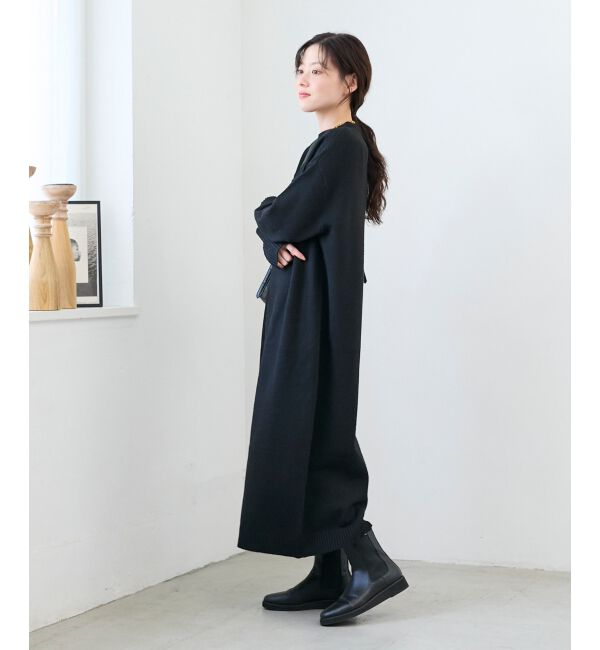  「ネックが選べるニットワンピース」|ワンピース|