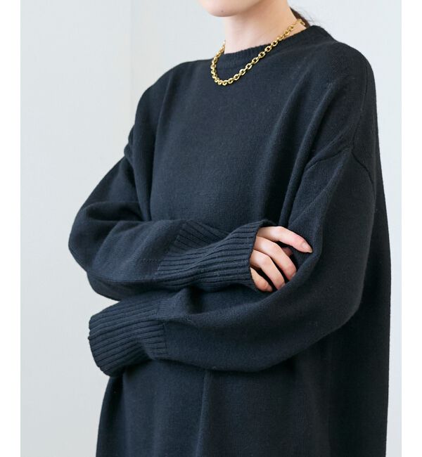  「ネックが選べるニットワンピース」|ワンピース|