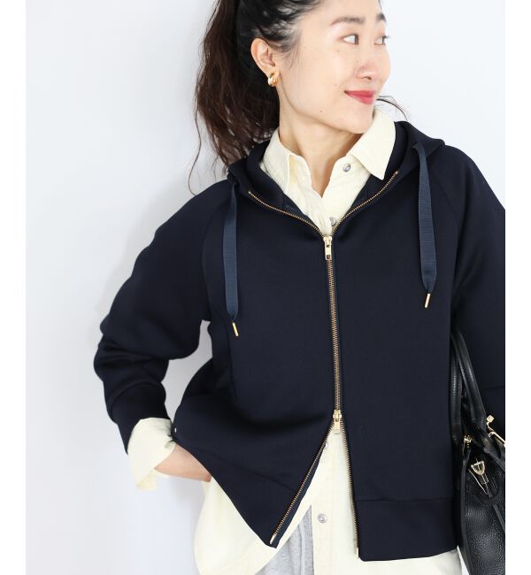  「カルゼダンボールパーカー」|パーカー|ネイビー