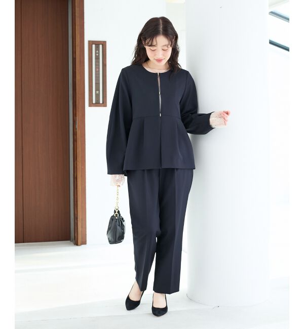  「袖切替シアーワッシャープルオーバー」|Tシャツ・カットソー|