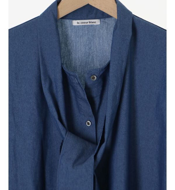  「デニムボウタイブラウス」|シャツ・ブラウス|