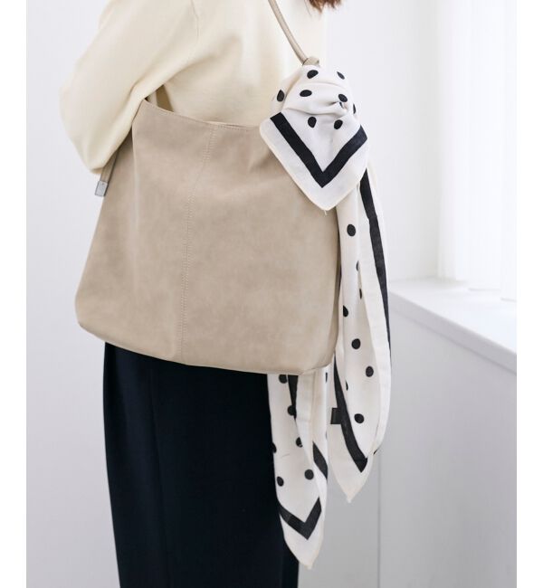  「ドット大判スカーフ」|バンダナ・スカーフ|