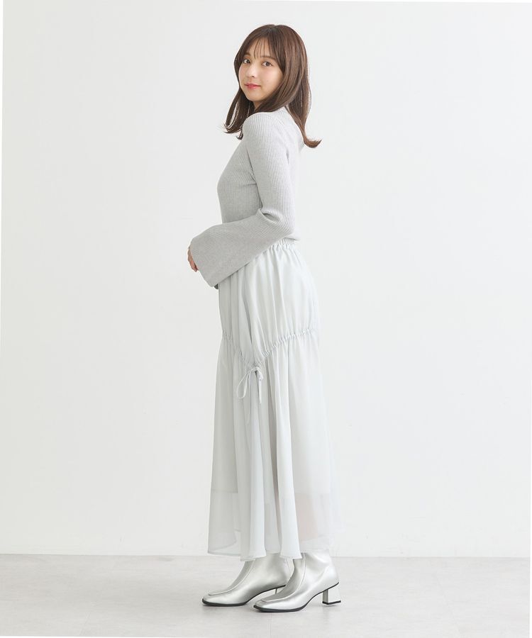 earth music&ecology「フレアスリーブプルオーバー」|ニット・セーター|