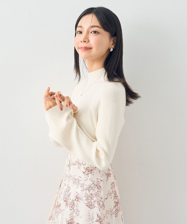 earth music&ecology「フレアスリーブプルオーバー」|ニット・セーター|