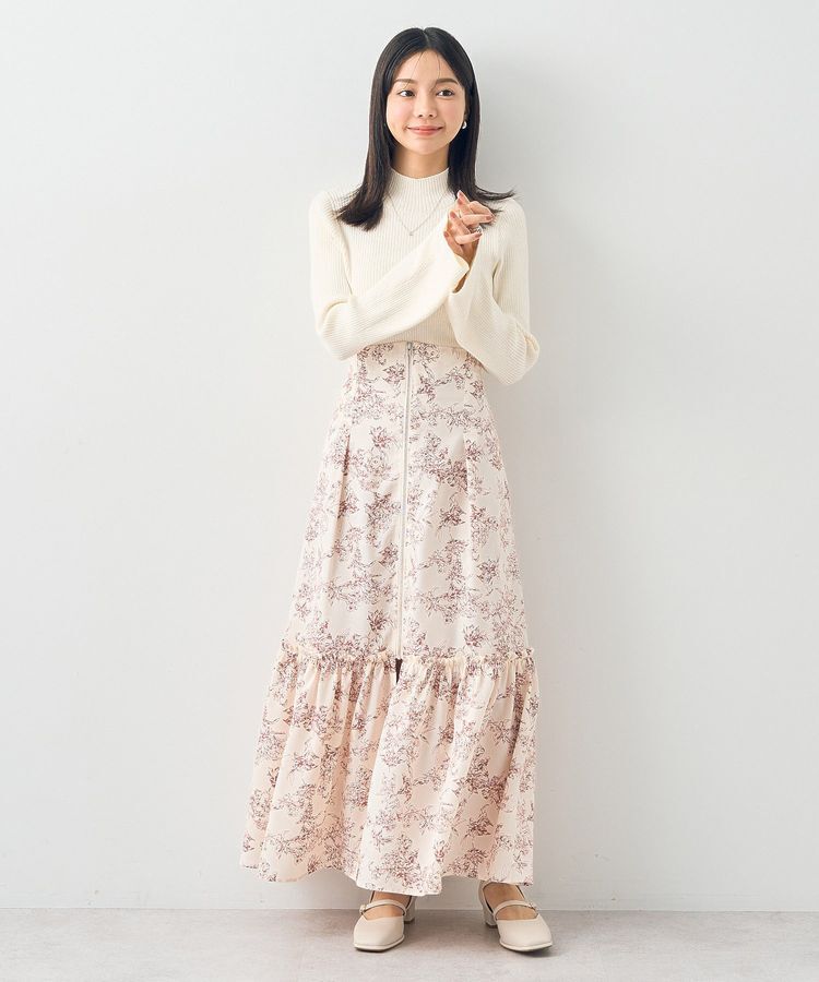 earth music&ecology「フレアスリーブプルオーバー」|ニット・セーター|