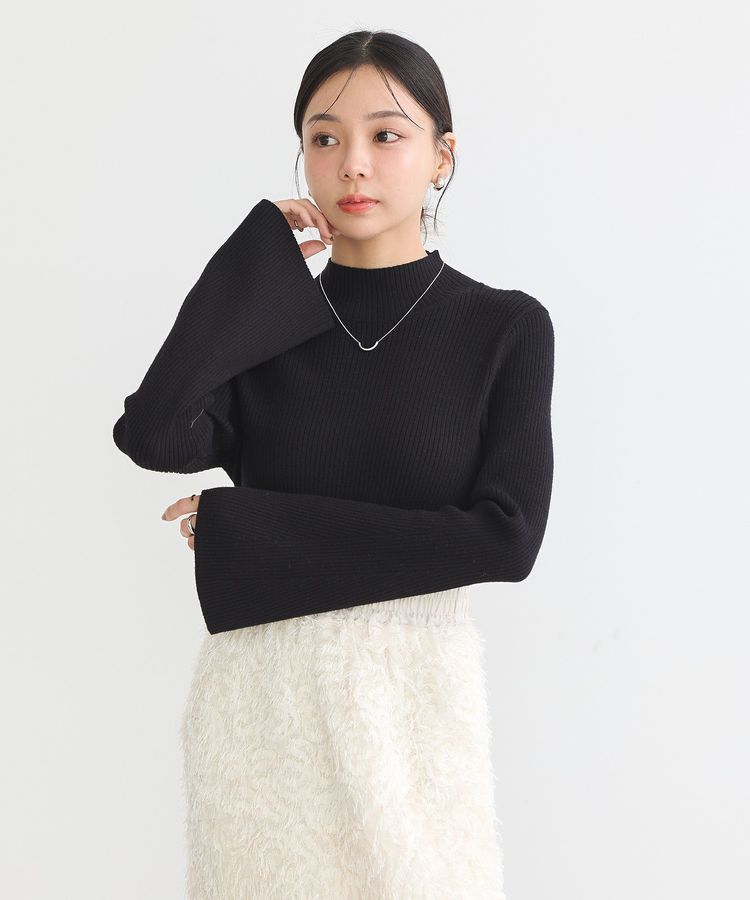 earth music&ecology「フレアスリーブプルオーバー」|ニット・セーター|