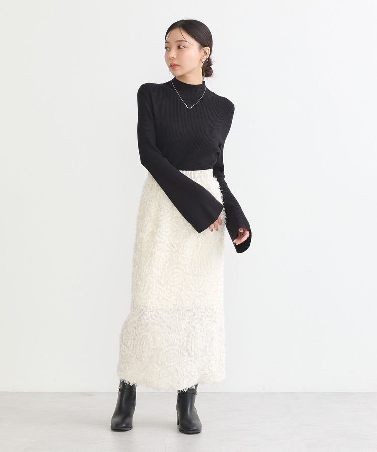 earth music&ecology「フレアスリーブプルオーバー」|ニット・セーター|