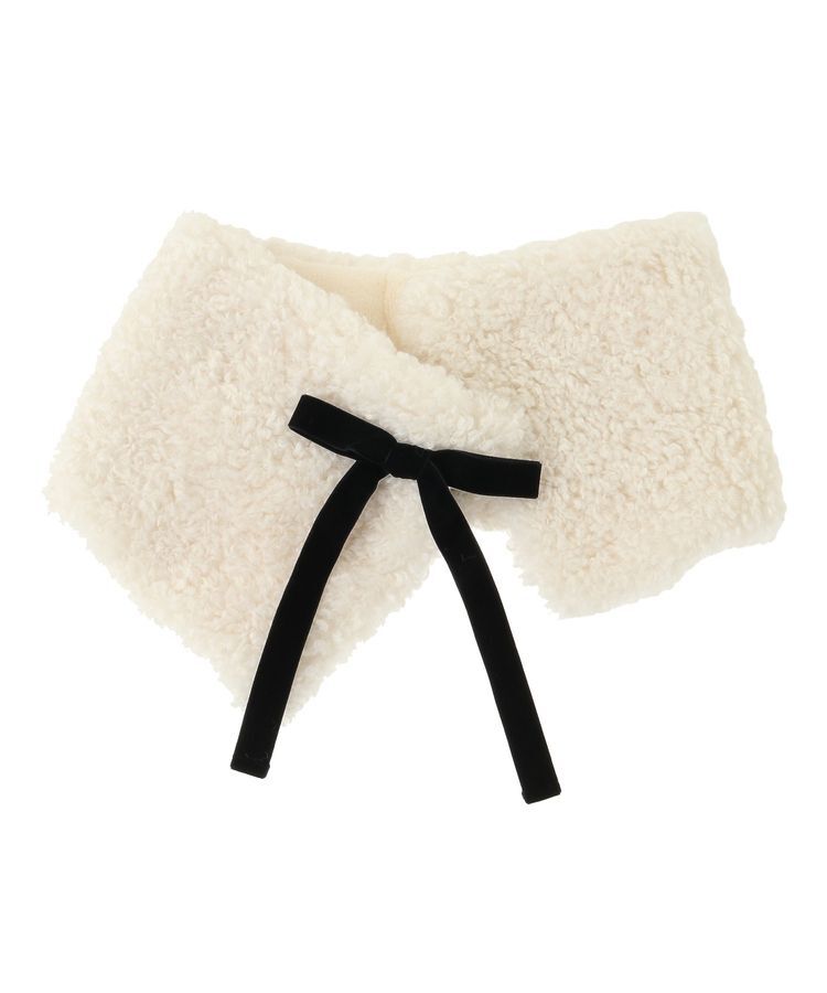 earth music&ecology「ベロアリボンボアティペット」|マフラー|