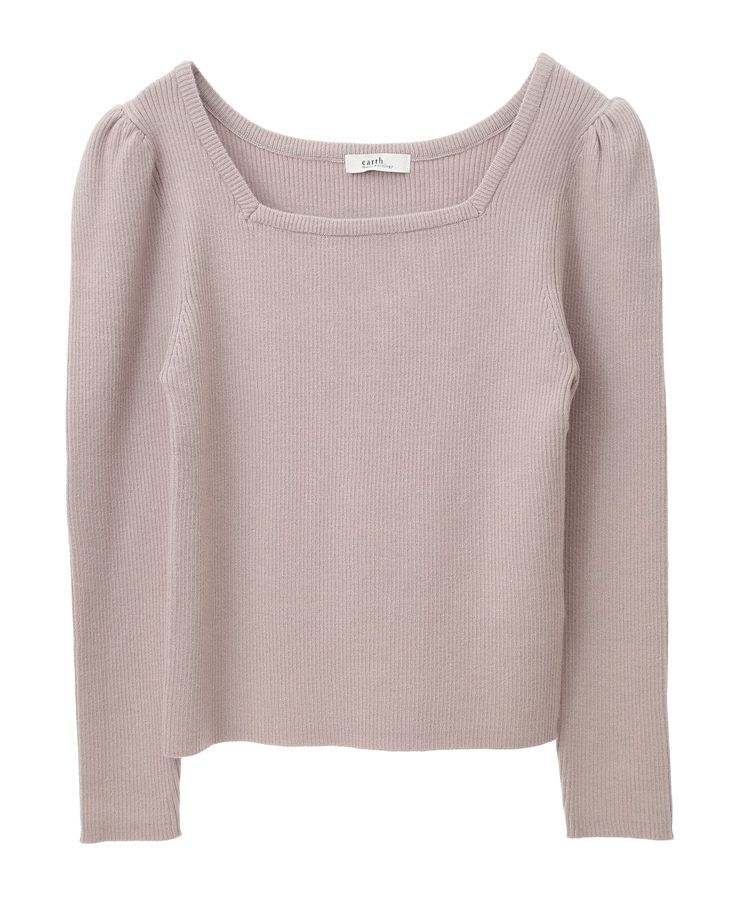 earth music&ecology「SET2点ケープ+リブニットプルオーバー」|ニット・セーター|