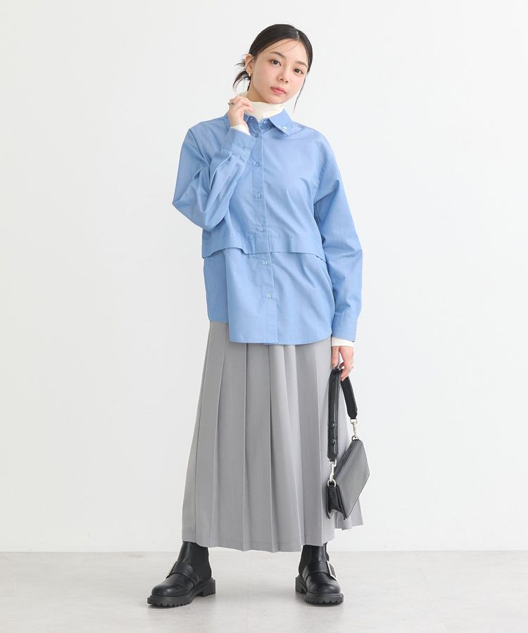 earth music&ecology「2wayレングスレギュラーカラーシャツ」|シャツ・ブラウス|