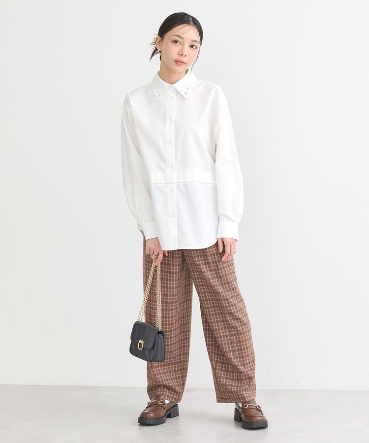 earth music&ecology「2wayレングスレギュラーカラーシャツ」|シャツ・ブラウス|