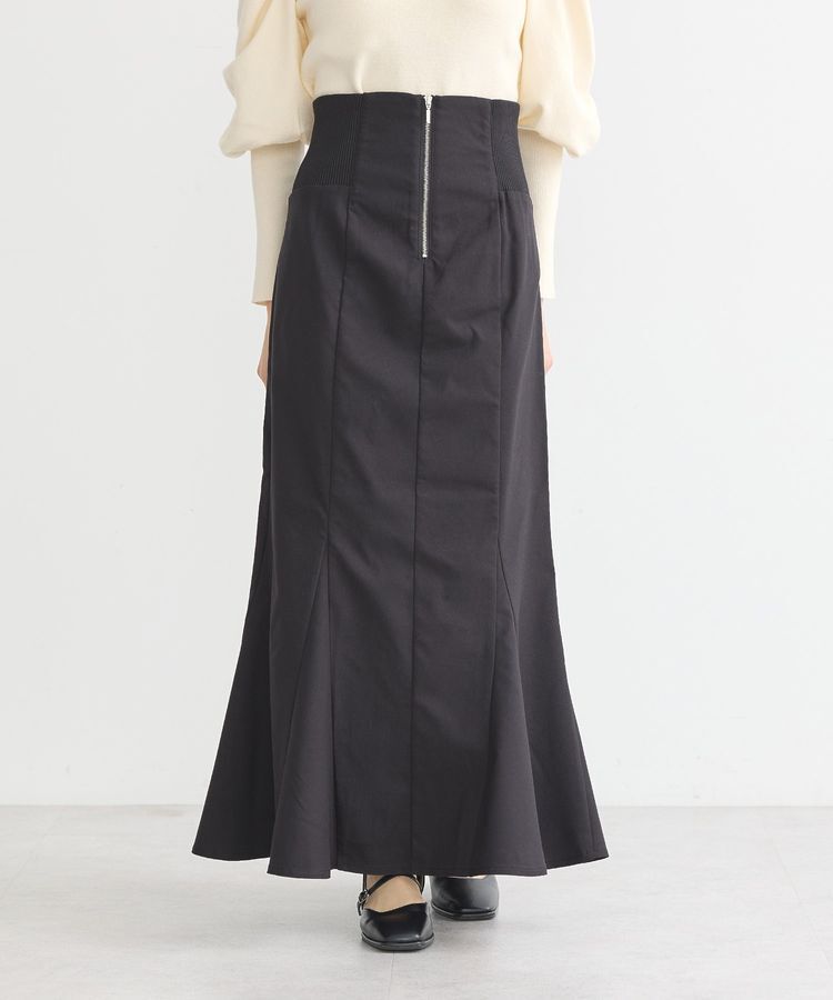 earth music&ecology「サイドリブバックレースアップスカート」|スカート|