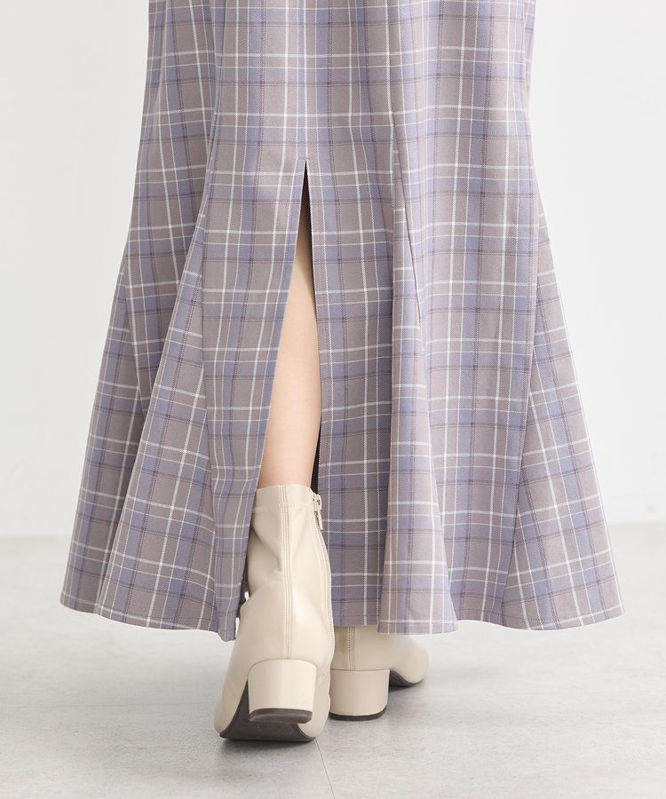 earth music&ecology「サイドリブバックレースアップスカート」|スカート|