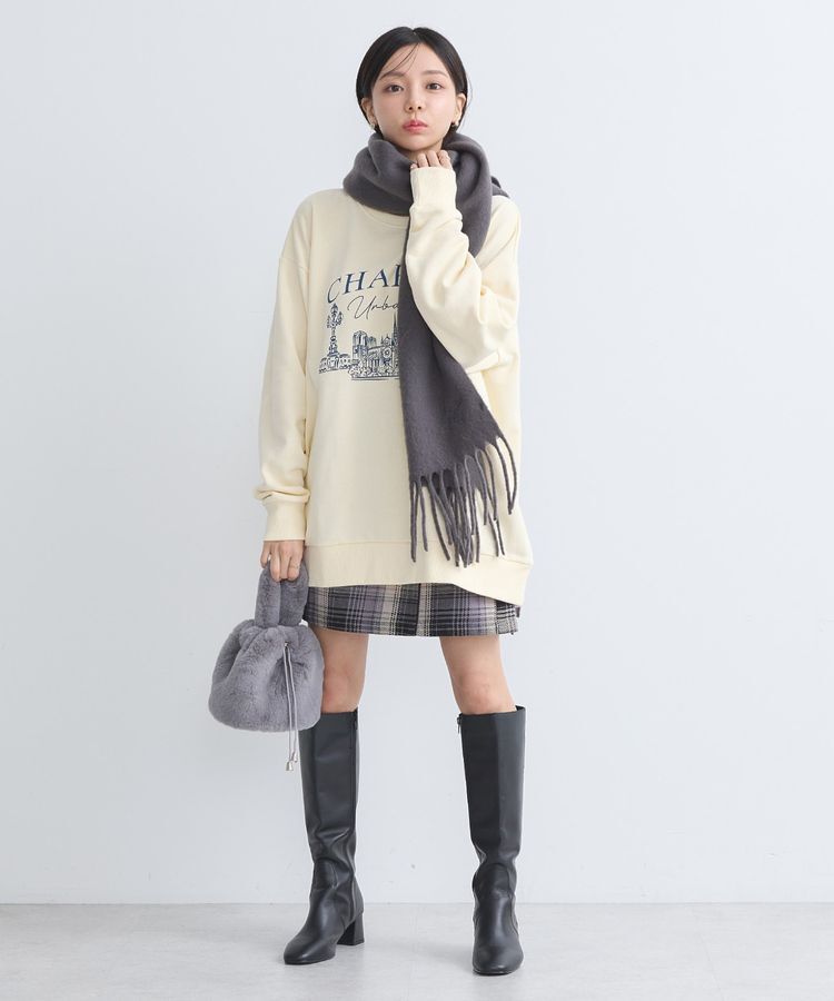 earth music&ecology「ウラケプリントプルオーバー」|スウェット・ジャージ|