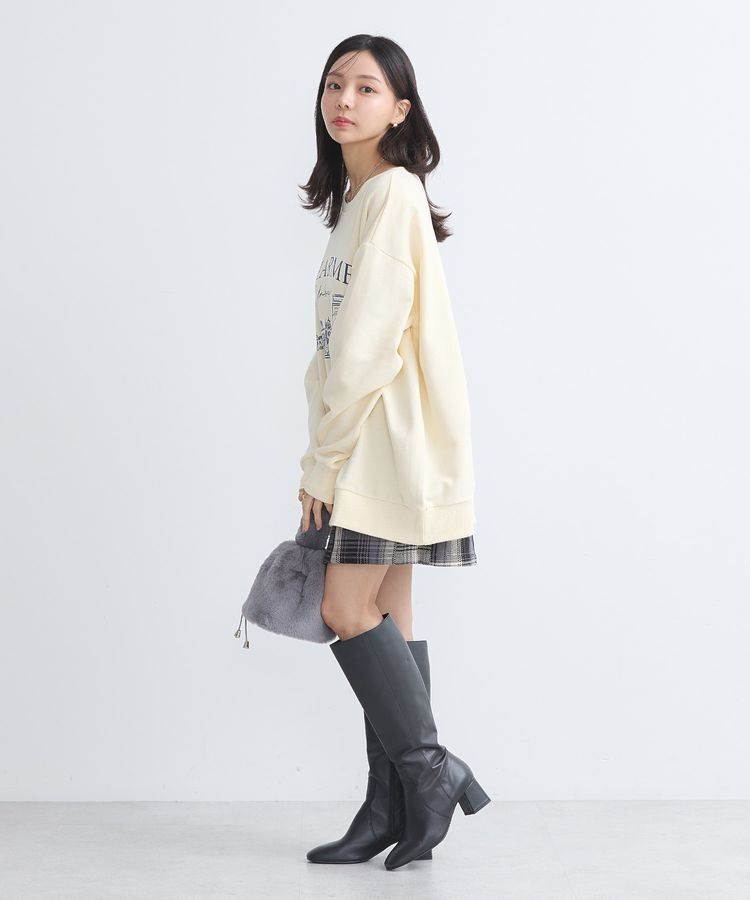 earth music&ecology「ウラケプリントプルオーバー」|スウェット・ジャージ|