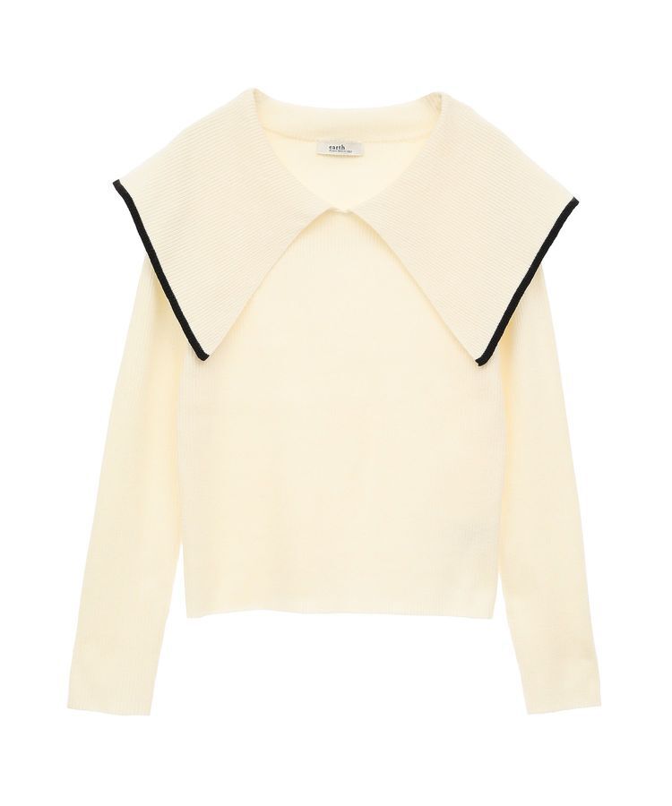 earth music&ecology「ビックカラーオフショルニットプルオーバー」|ニット・セーター|