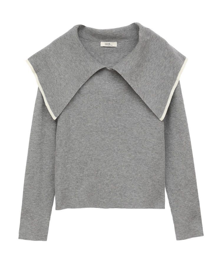 earth music&ecology「ビックカラーオフショルニットプルオーバー」|ニット・セーター|