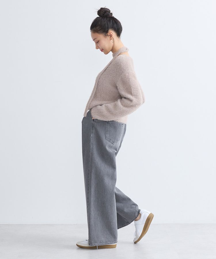 earth music&ecology「SET3点 フェザータイ付きアンサンブル」|カーディガン|