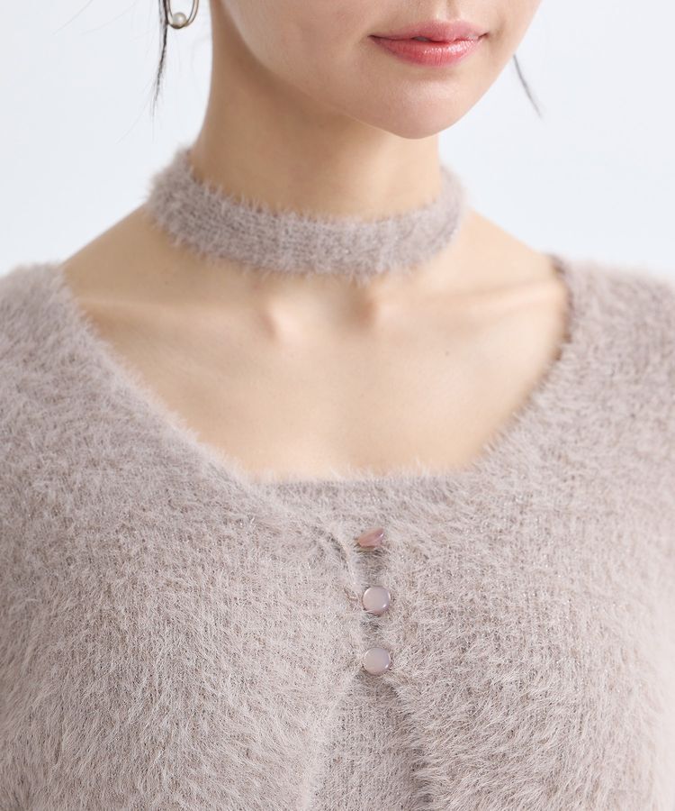 earth music&ecology「SET3点 フェザータイ付きアンサンブル」|カーディガン|