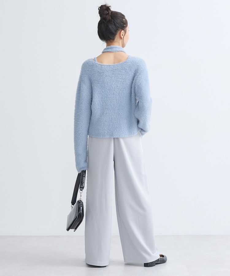 earth music&ecology「SET3点 フェザータイ付きアンサンブル」|カーディガン|