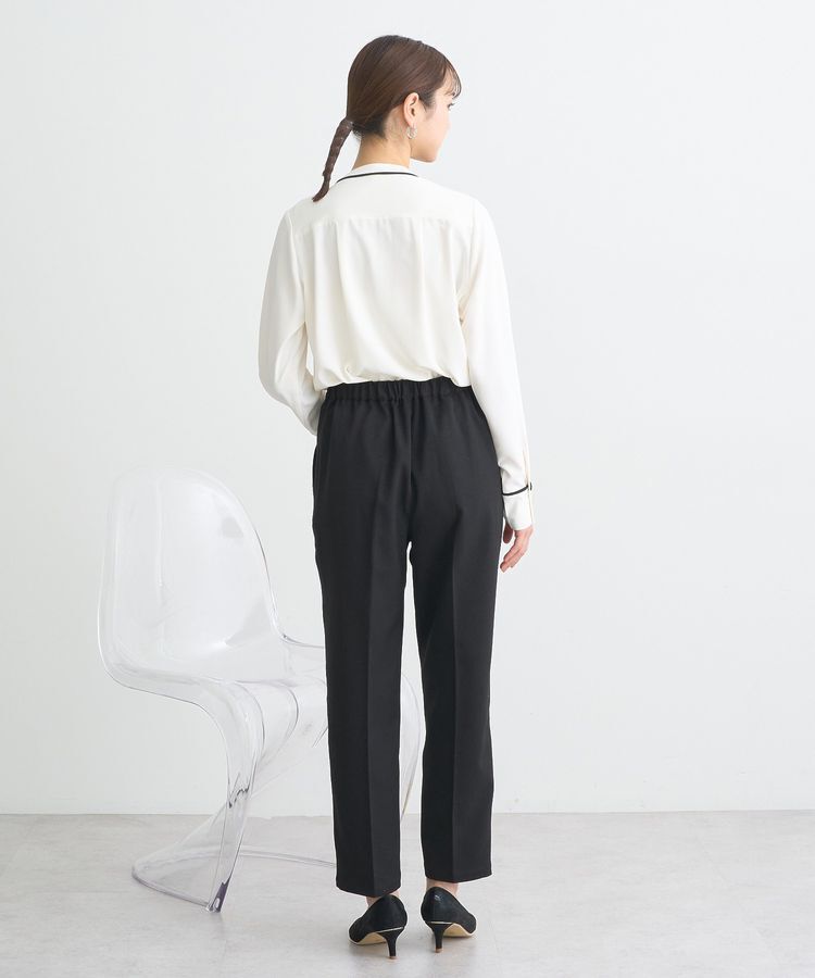 earth music&ecology「バイカラータックブラウス」|シャツ・ブラウス|