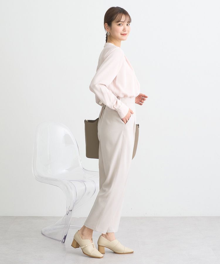 earth music&ecology「バイカラータックブラウス」|シャツ・ブラウス|