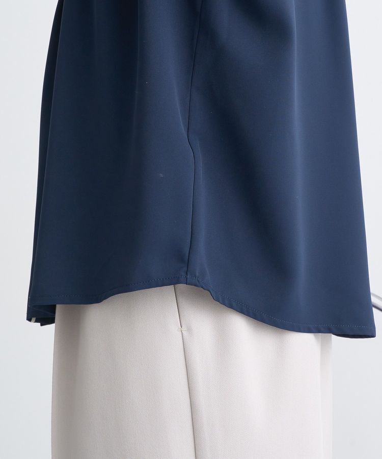 earth music&ecology「バイカラータックブラウス」|シャツ・ブラウス|