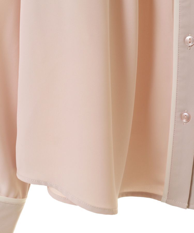 earth music&ecology「バイカラータックブラウス」|シャツ・ブラウス|