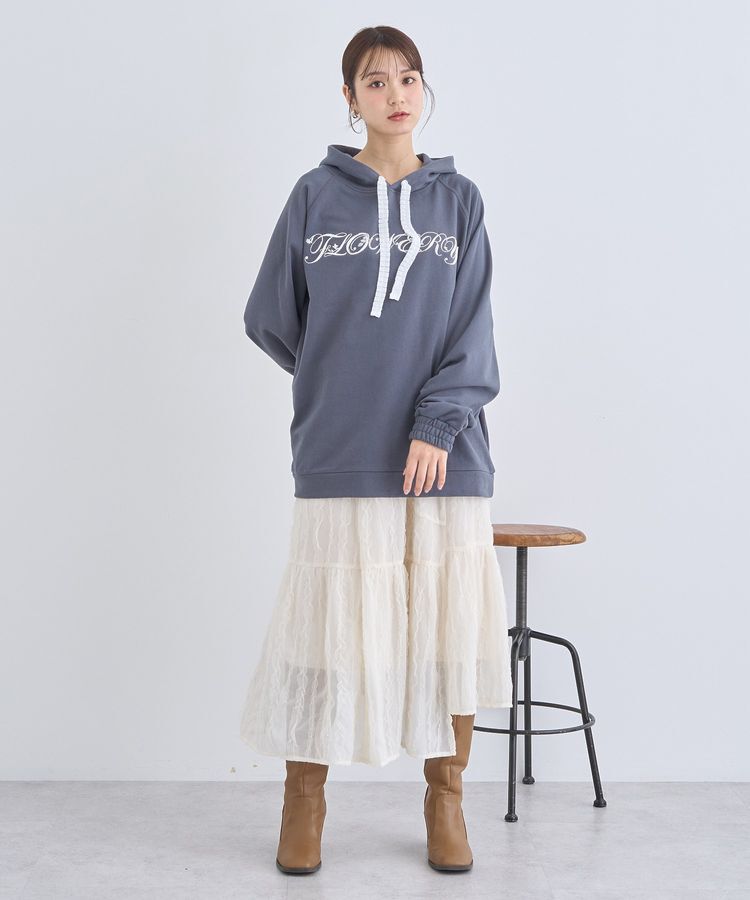 earth music&ecology「Floweryパーカー」|スウェット・ジャージ|