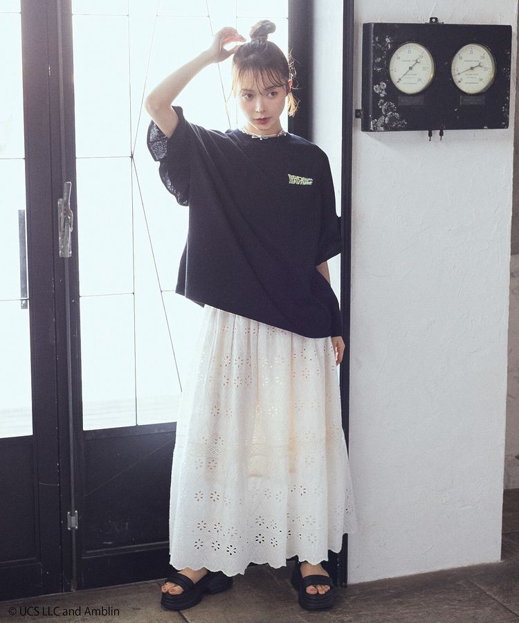 earth music&ecology「Back to the Future/earth フリルT」|Tシャツ・カットソー|