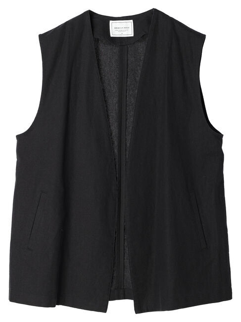 AMERICAN HOLIC「リネンブレンドジレベスト」|ベスト・ジレ|