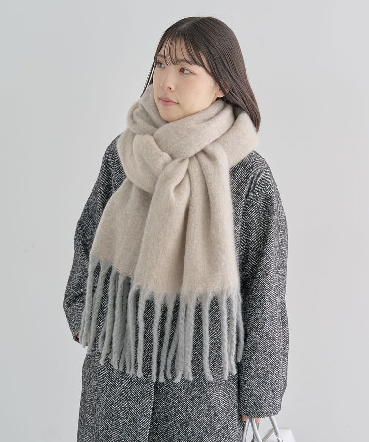 Green Parks「・furry rate ヘアリーカラーマフラー」|マフラー|