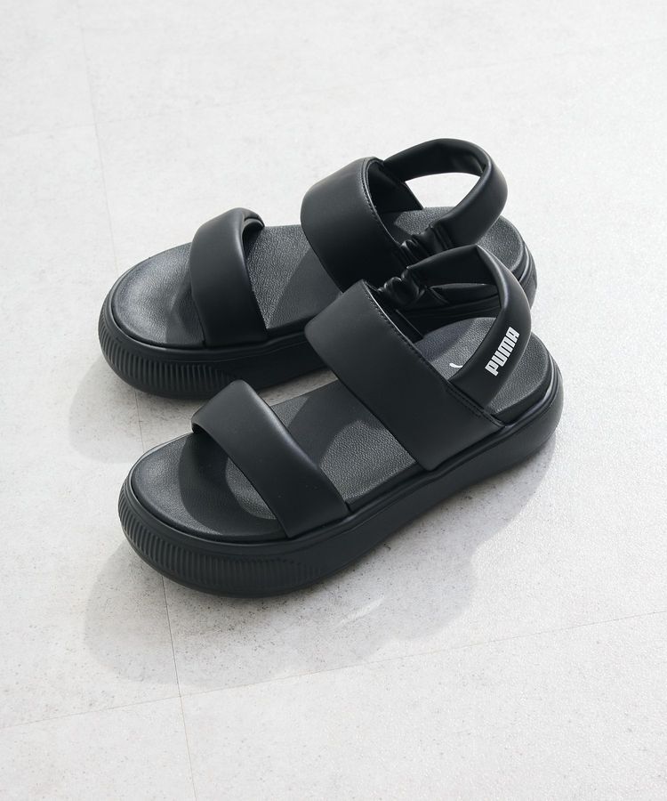Green Parks「■PUMA MAYU PUFFY SANDALS」|サンダル|Black