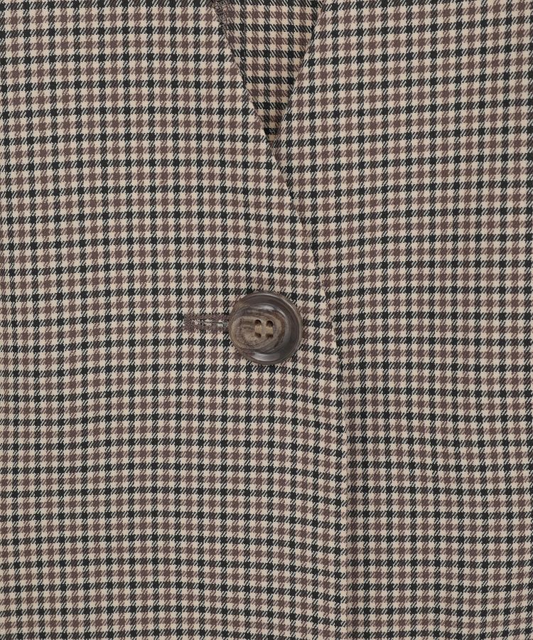 Green Parks「ノースリーブチェックジレ」|ベスト・ジレ|