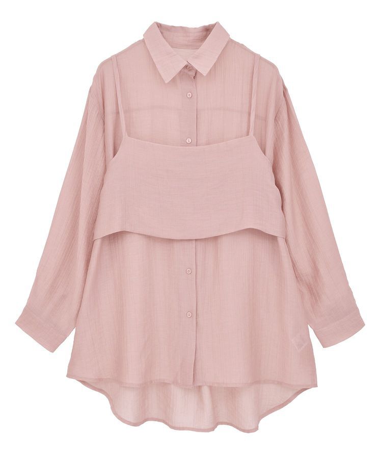 armonia「SET2点シアーシャツ+ビスチェ」|シャツ・ブラウス|