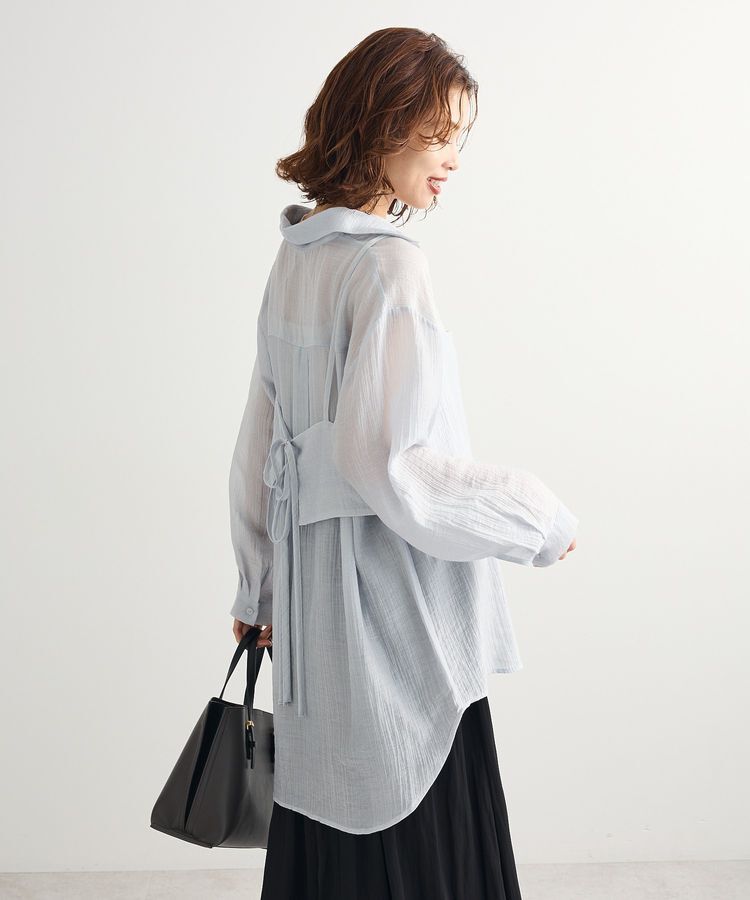 armonia「SET2点シアーシャツ+ビスチェ」|シャツ・ブラウス|