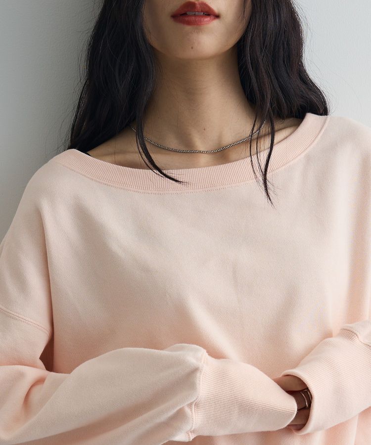 AnriettMusee「オフショルスウェット」|スウェット・ジャージ|