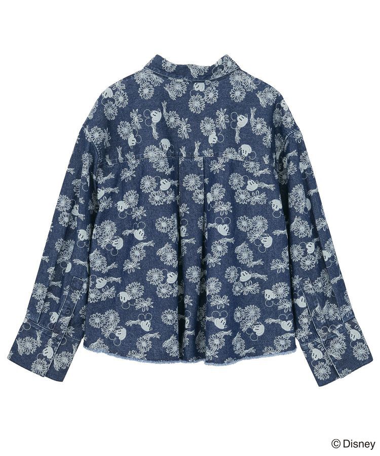 Green Parks「ミッキー&フレンズ/花柄デニムシャツ」|シャツ・ブラウス|