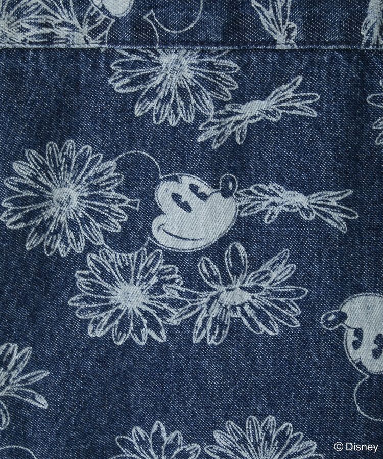 Green Parks「ミッキー&フレンズ/花柄デニムシャツ」|シャツ・ブラウス|