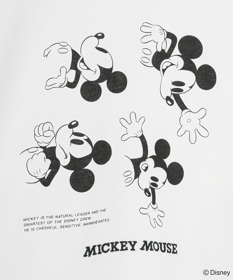 Green Parks「ミッキー&フレンズ/レイヤードプリントロングTシャツ」|Tシャツ・カットソー|