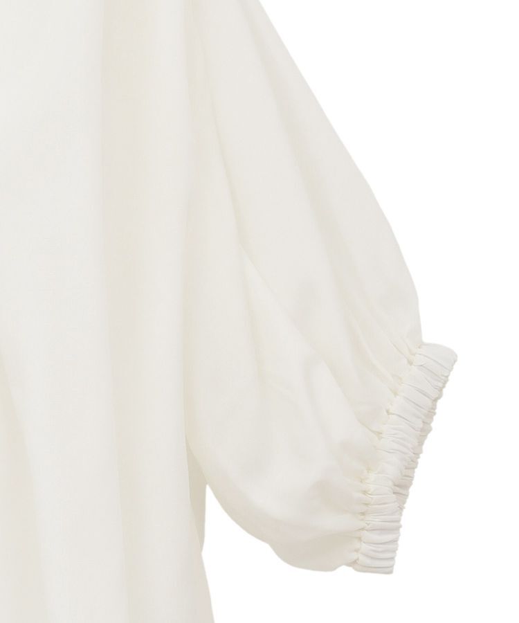 GARAGE OF GOOD CLOTHING「シアーギャザーハーフスリーブブラウス」|シャツ・ブラウス|