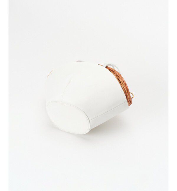 allureville「レザーコンビカゴバッグ」|かごバッグ|