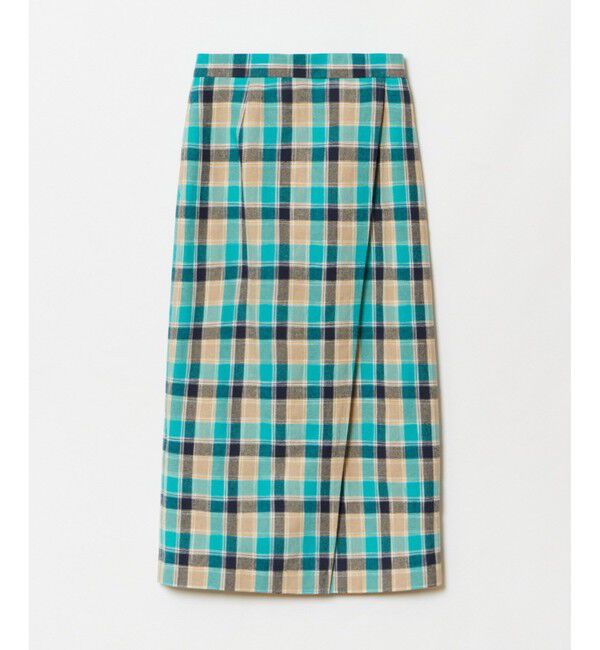 allureville「テクニカルチェックタイトスカート」|タイト|