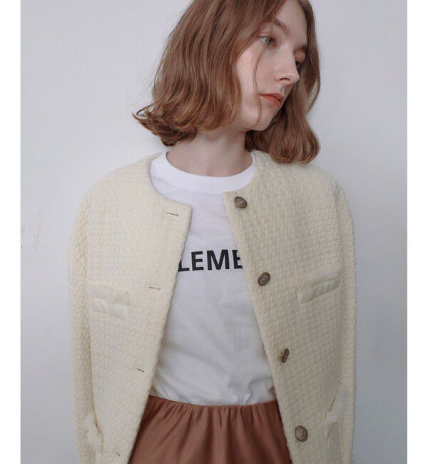 allureville「ロービングツイードクルーネックジャケット」|その他|