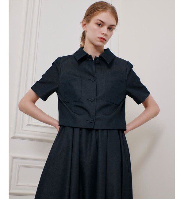 LOULOU WILLOUGHBY「◇【LOULOU WILLOUGHBY】シャンブレー半袖ジャケット」|その他|