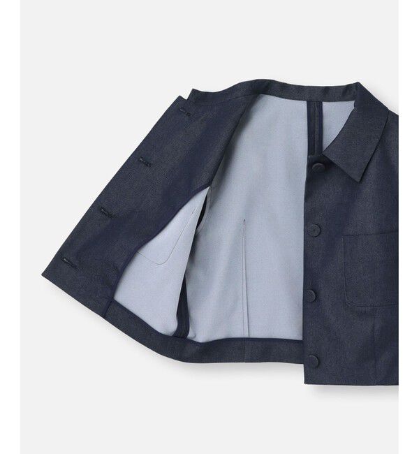 LOULOU WILLOUGHBY「◇【LOULOU WILLOUGHBY】シャンブレー半袖ジャケット」|その他|