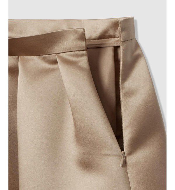 LOULOU WILLOUGHBY「【LOULOU WILLOUGHBY】ヘビーサテンタックスカート」|スカート|